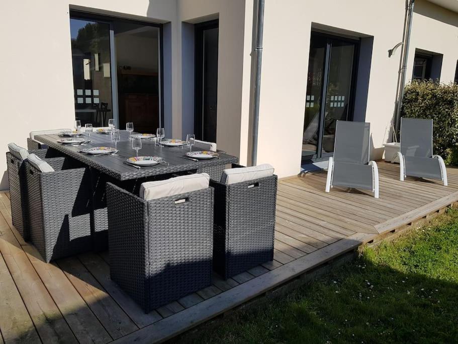 9 Pers 160 M² +Jardin- 10Mn Nantes -30Mn Mer Bouguenais Eksteriør billede