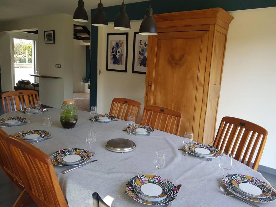 9 Pers 160 M² +Jardin- 10Mn Nantes -30Mn Mer Bouguenais Eksteriør billede