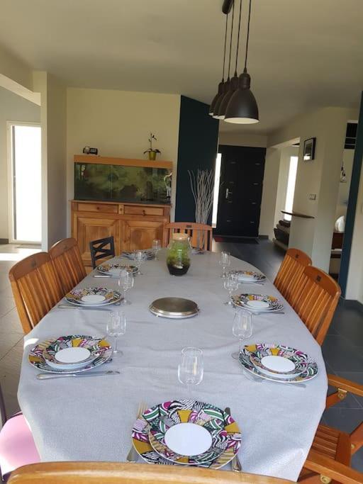 9 Pers 160 M² +Jardin- 10Mn Nantes -30Mn Mer Bouguenais Eksteriør billede