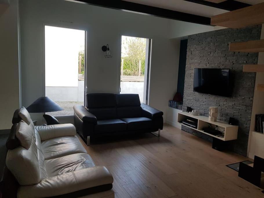 9 Pers 160 M² +Jardin- 10Mn Nantes -30Mn Mer Bouguenais Eksteriør billede